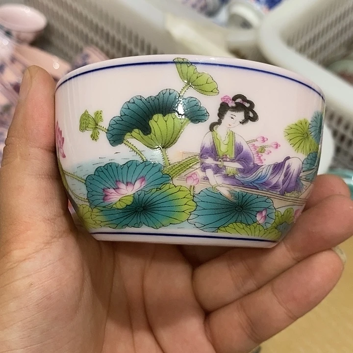 摆件景德镇陶瓷主人杯24667
