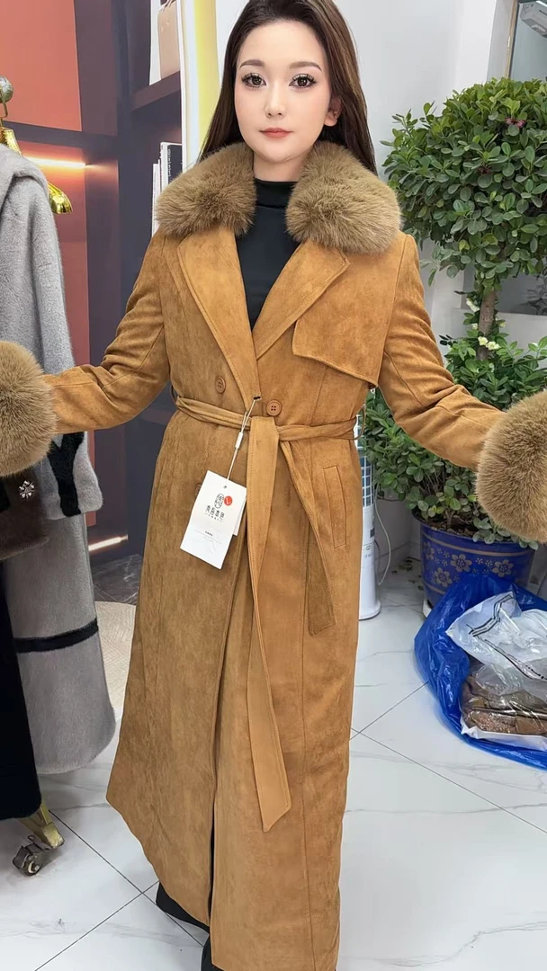 保暖毛呢外套女士设计师中长款连帽气质薄款冬季   外套