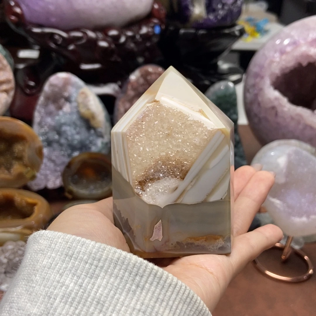 摆件紫晶未镶嵌水晶