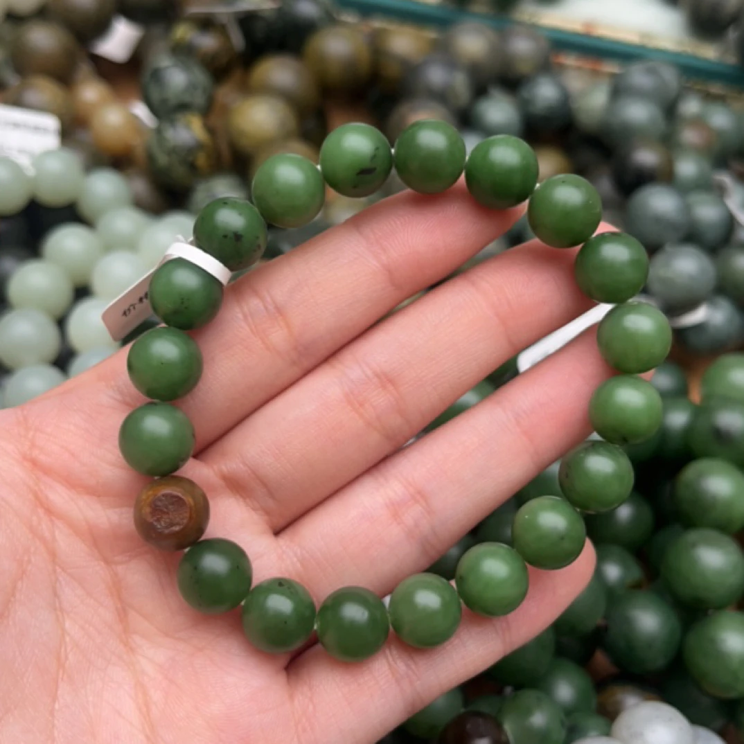 和田玉手串1129d拍一发一