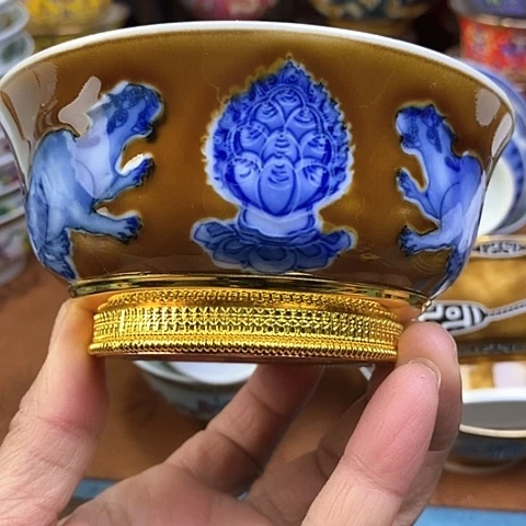 景德镇陶瓷藏式茶碗