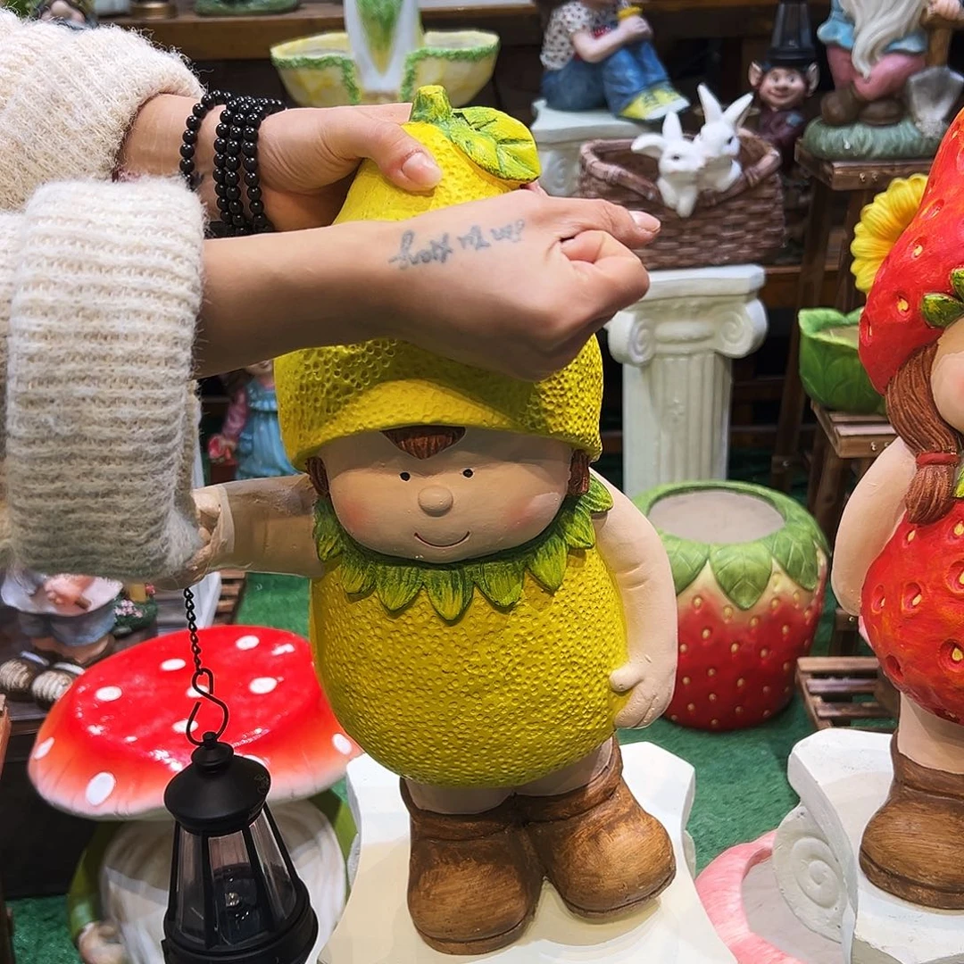 花园摆件红红火火