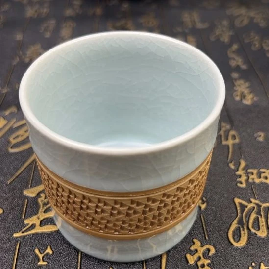 汝瓷重工跳刀直筒杯