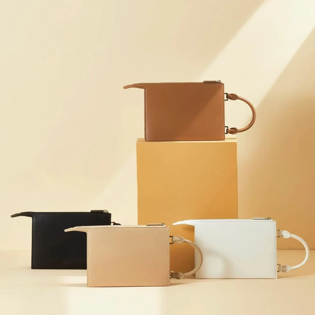 【4】TR-原创小众设计   真皮小众款单肩手提斜挎包