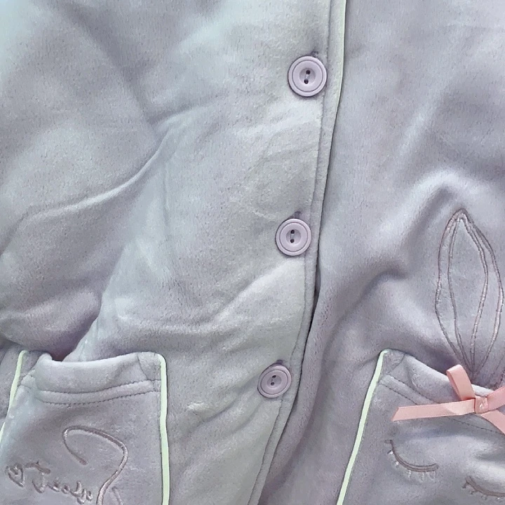 紫色160三层棉家居女童