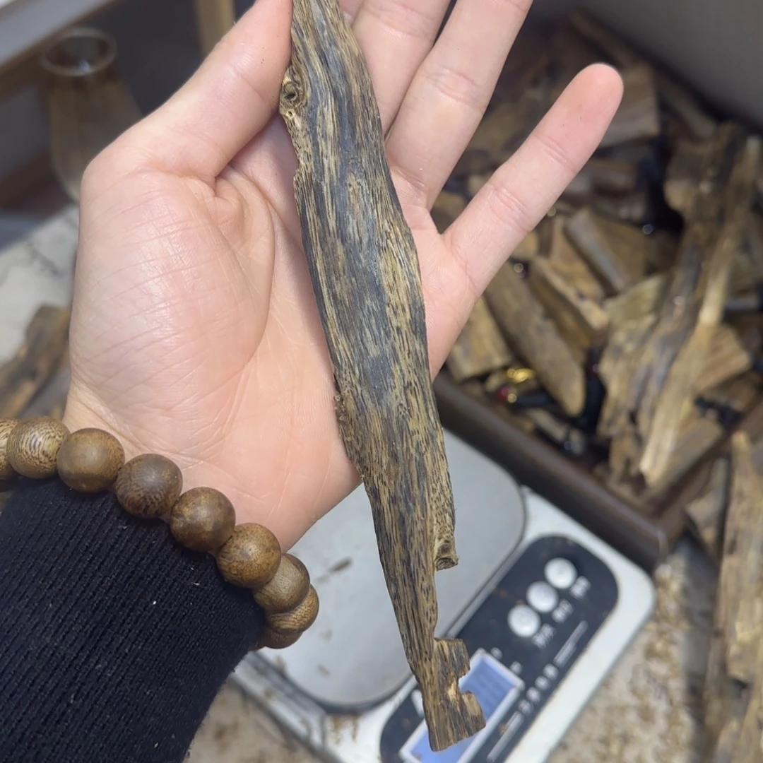 沉香碎屑沉香18g张勺子