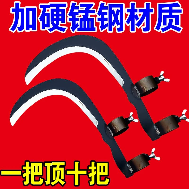 槟榔刀新款农用长柄割草镰专用长杆甘蔗刀手工锻打带窟款槟榔刀