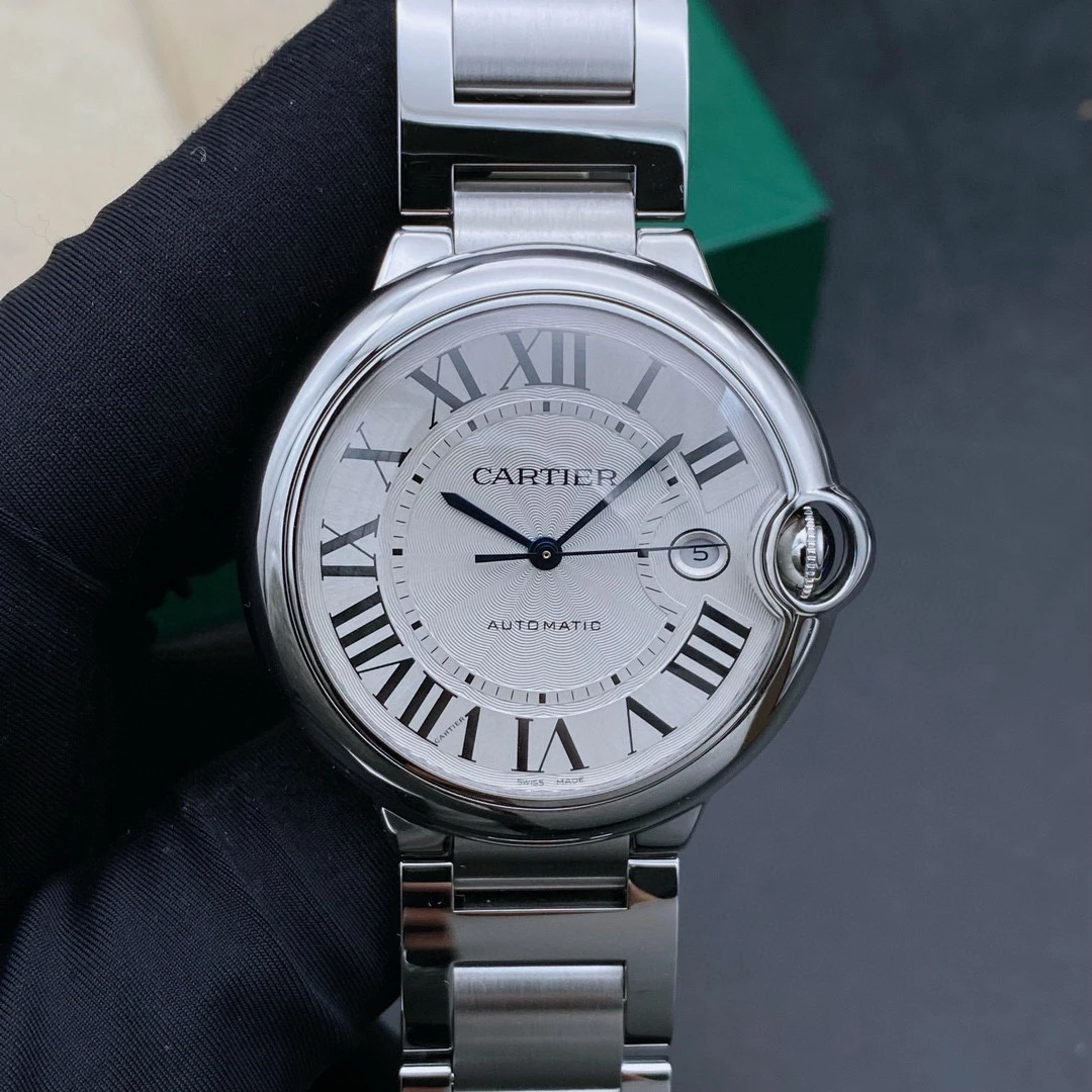 99新 Cartier/卡地亚 蓝气球/W69012Z4自动机械表/表径42