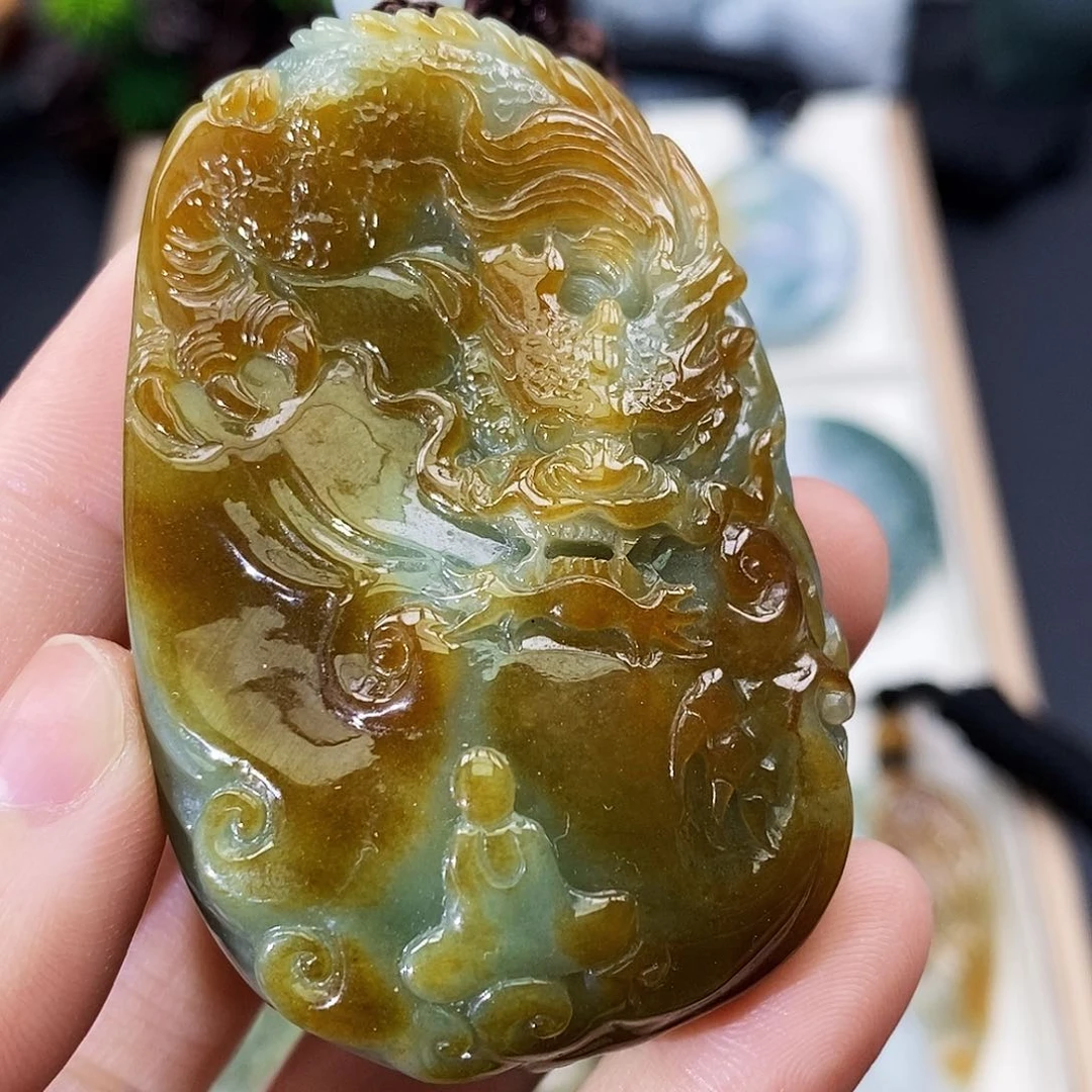 颈饰未镶嵌翡翠缅甸翡翠a货