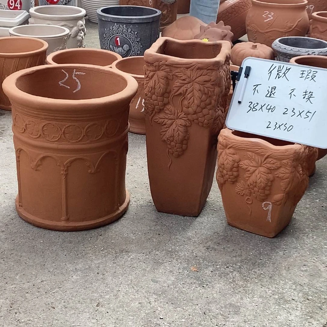 红陶微瑕捡漏3 个