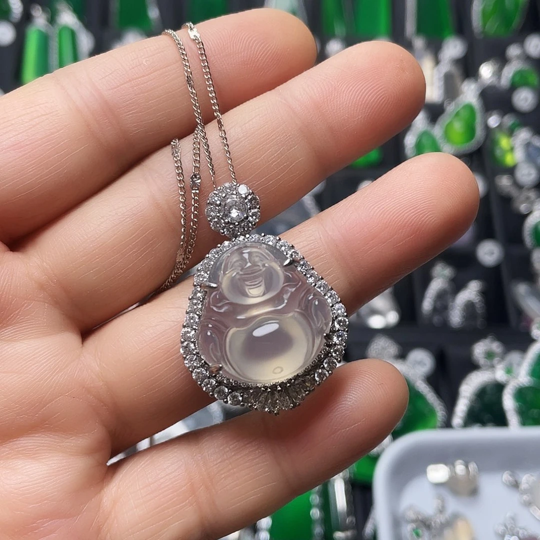 玛瑙/玉髓合金颈饰