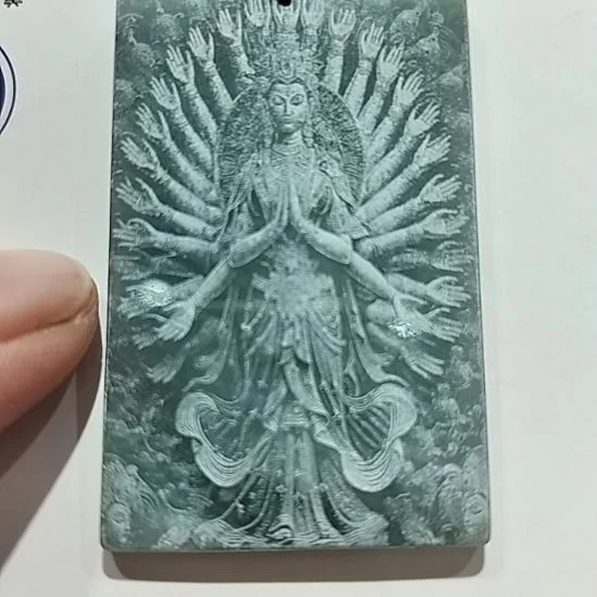 翡翠未镶嵌颈饰天然缅甸翡翠A货吊坠