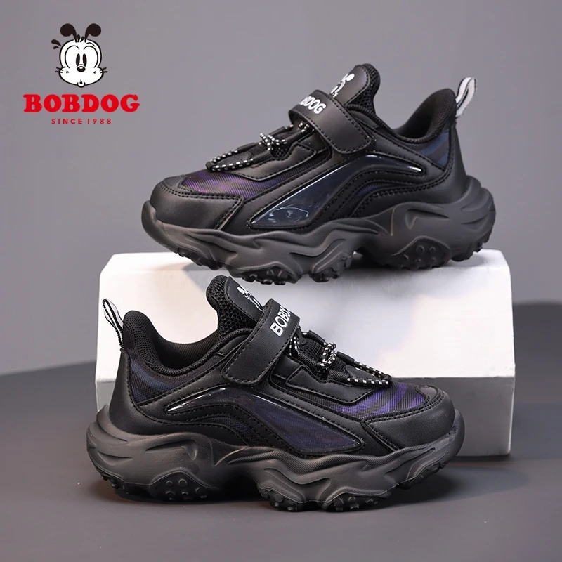 巴布豆男童运动鞋2025秋季新款网面童鞋儿童中大童学生休闲跑步鞋