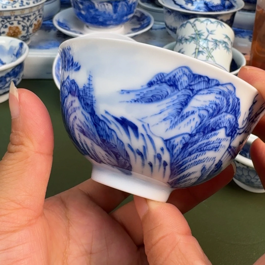 景德镇纯手绘茶具圆圆201