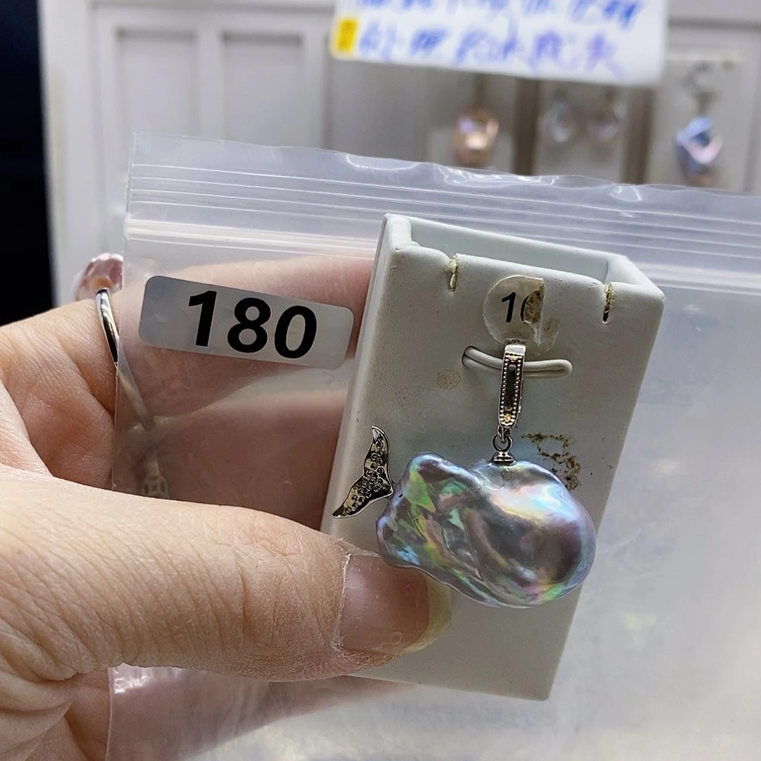 颈饰合金淡水珍珠