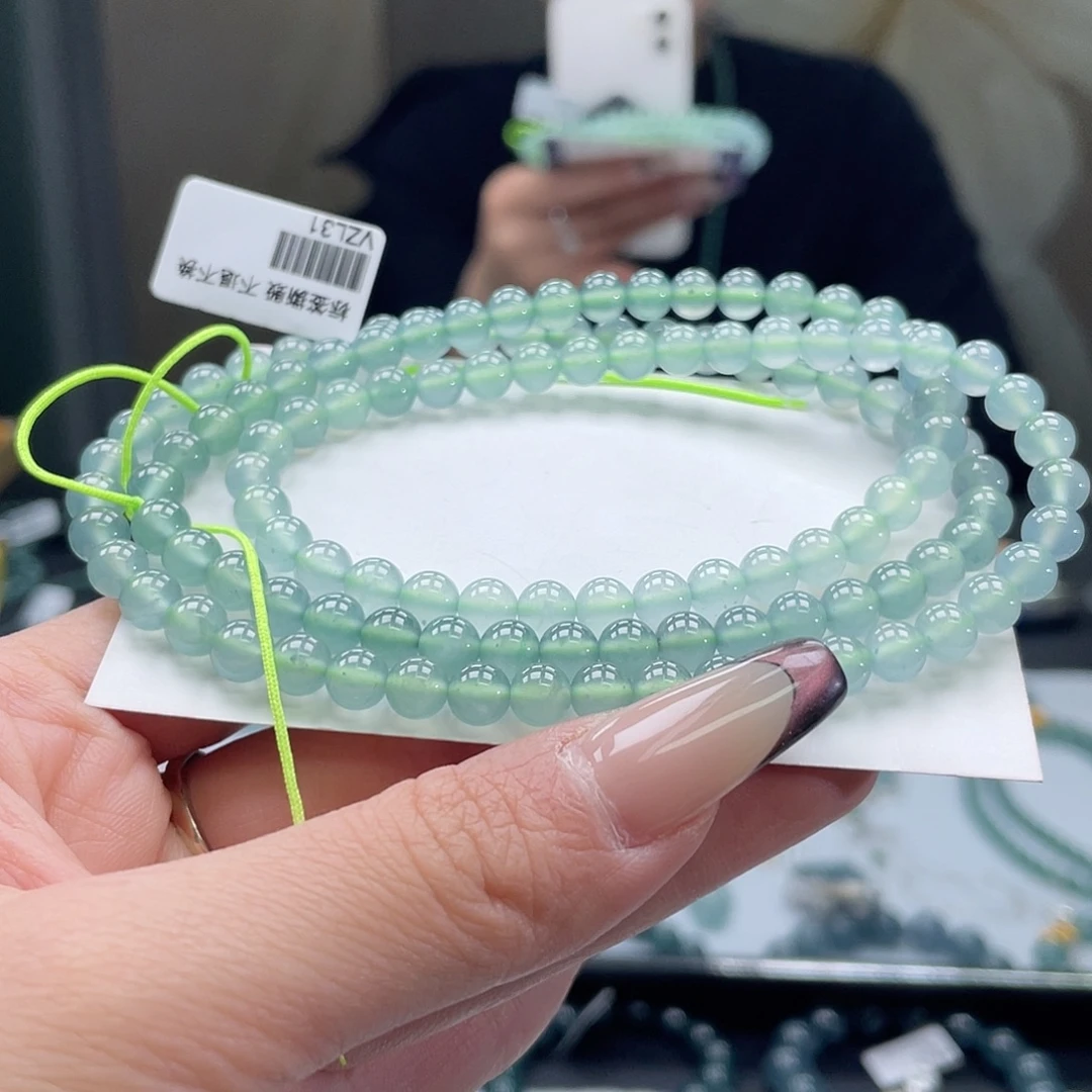 翡翠未镶嵌套链天然a货翡翠