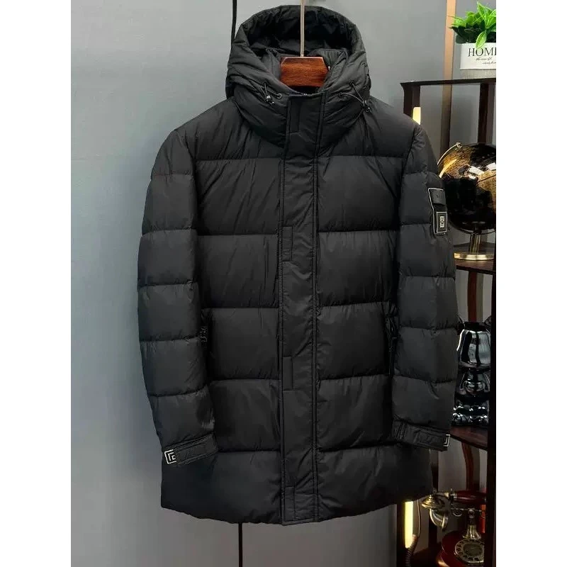 （29）YR9910男士冬季时尚休闲中长款加厚外套