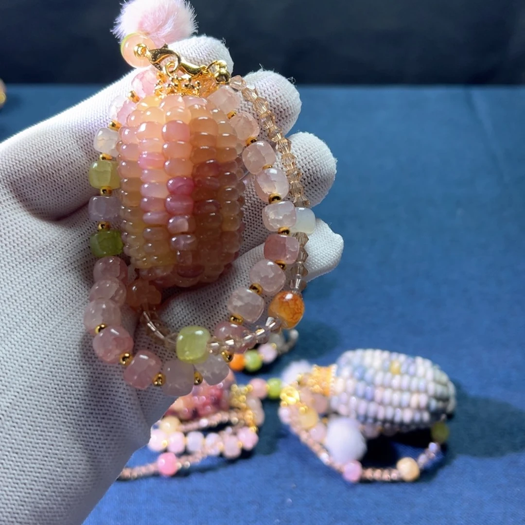 ?*文玩玉米手把件