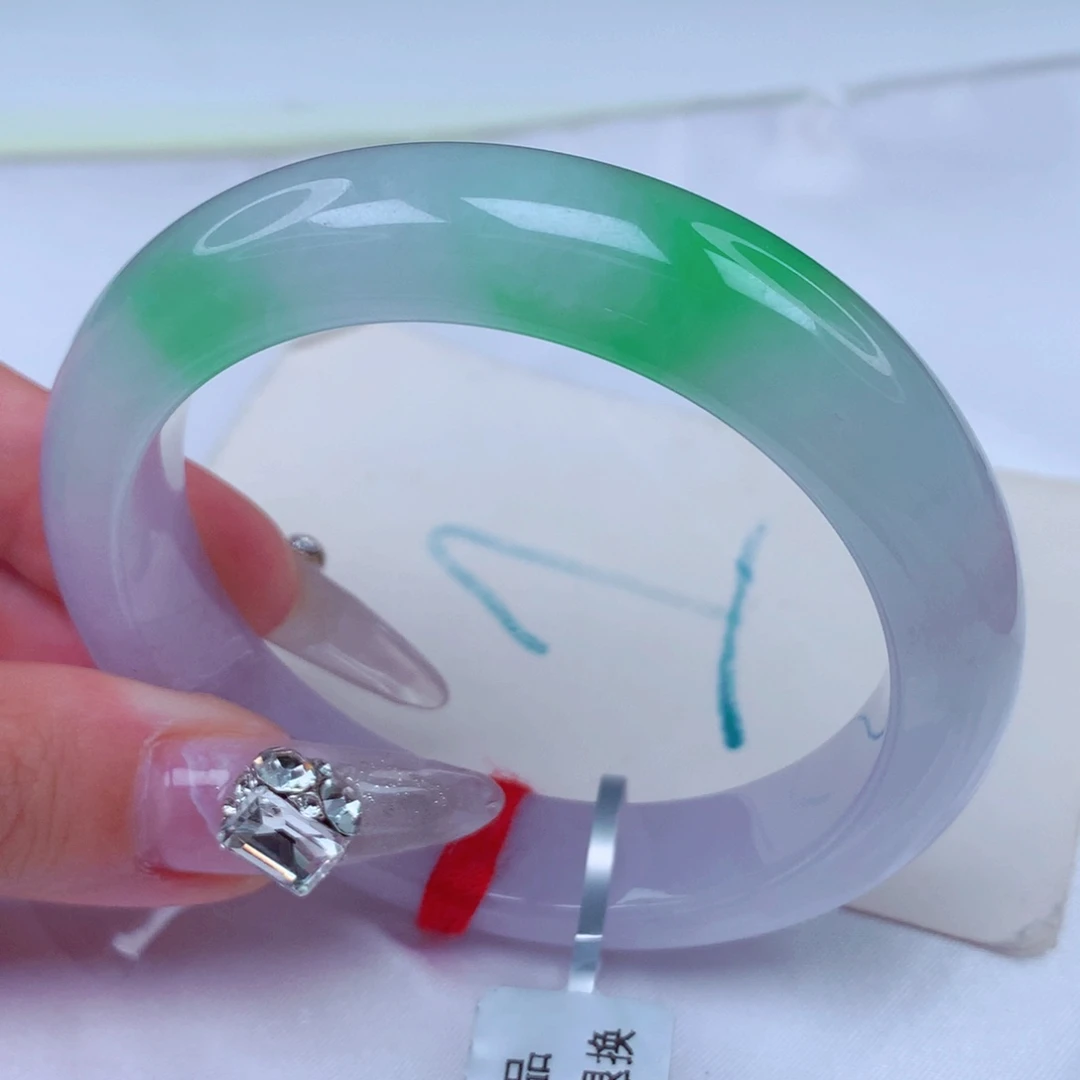 翡翠手镯未镶嵌天然缅甸翡翠A货手镯