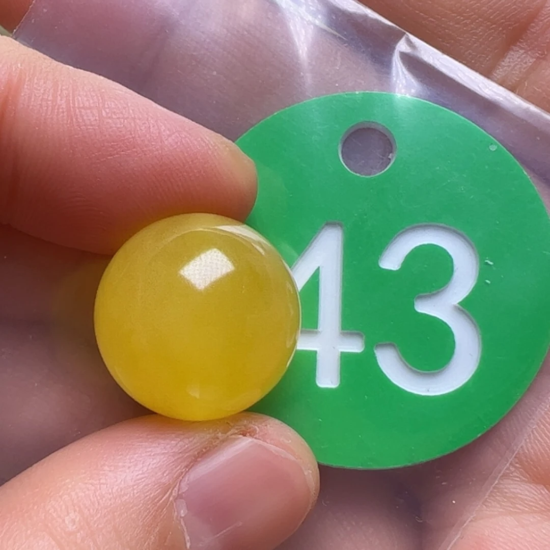 蜜蜡未镶嵌珠宝奇石16.7m m