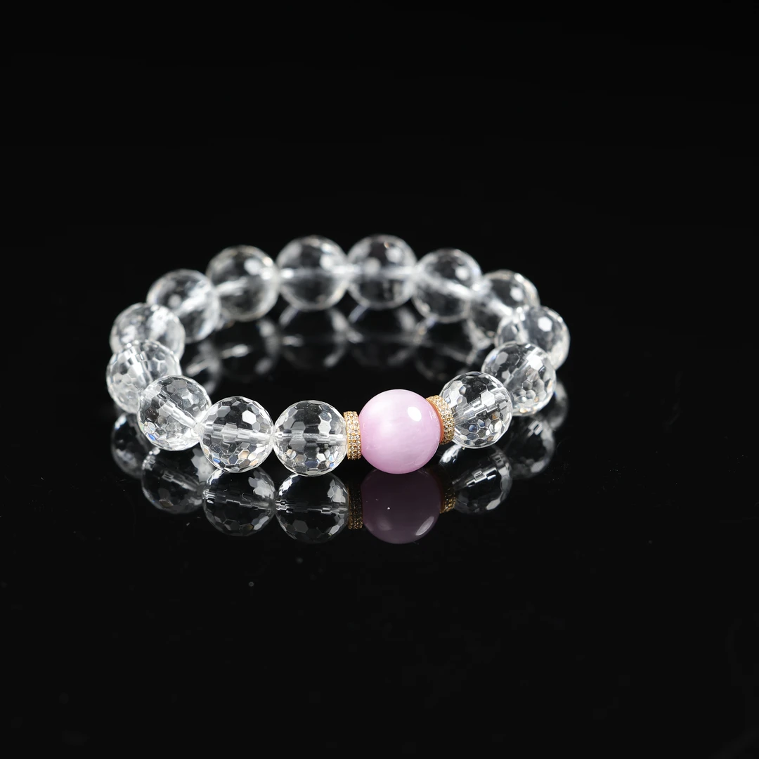 本真 | 雨落 | 原创设计精品高段位白水晶12mm手串