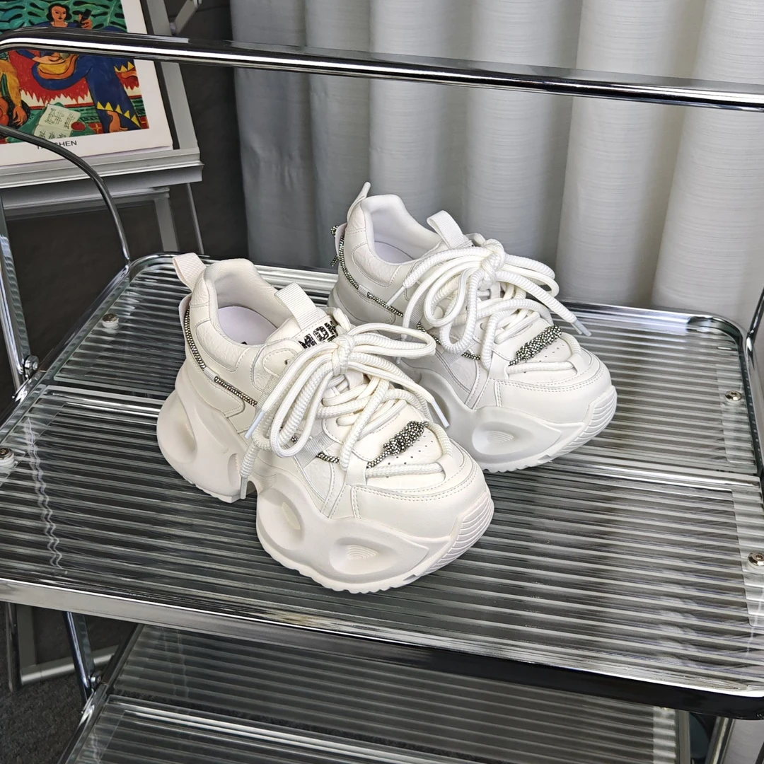 2025增高8cm女鞋ins老爹鞋时尚内增高厚底老爹鞋网红韩版1010