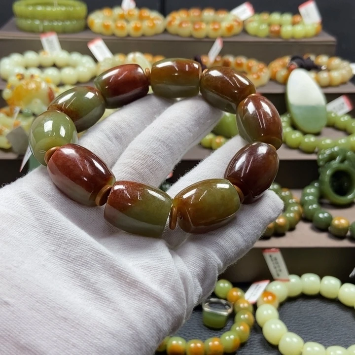 1***0透闪石质玉未镶嵌手链