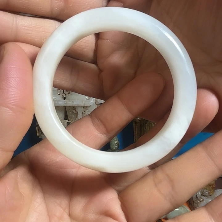 老***闹白玉菩提吊坠精美论玉菩