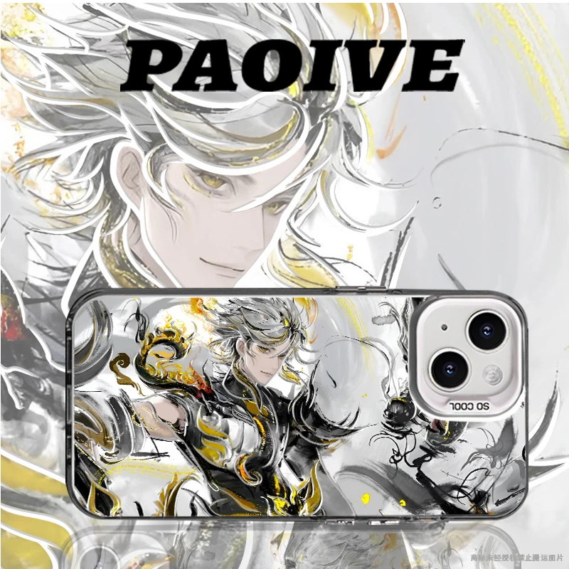 东方曜适用苹果华为vivoiPhone小米三星防摔彩银手机壳