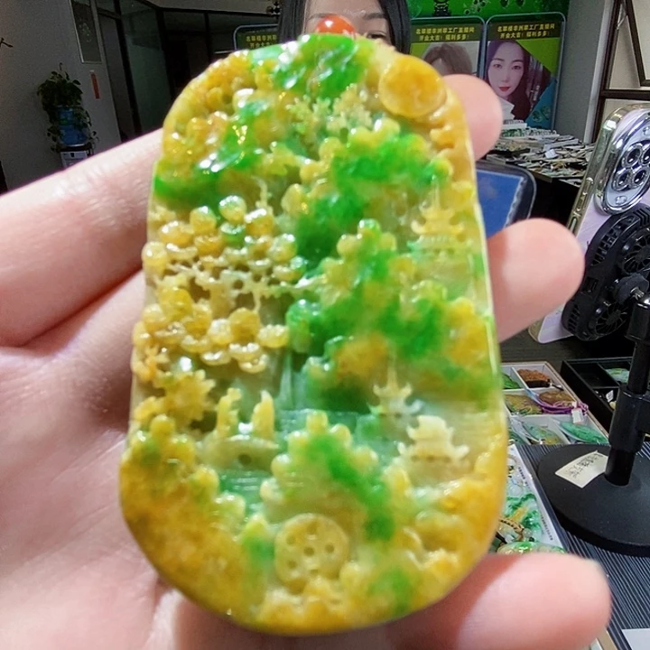 颈饰未镶嵌翡翠翡翠