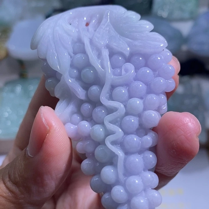 【闪购商品】颈饰未镶嵌翡翠葡萄
