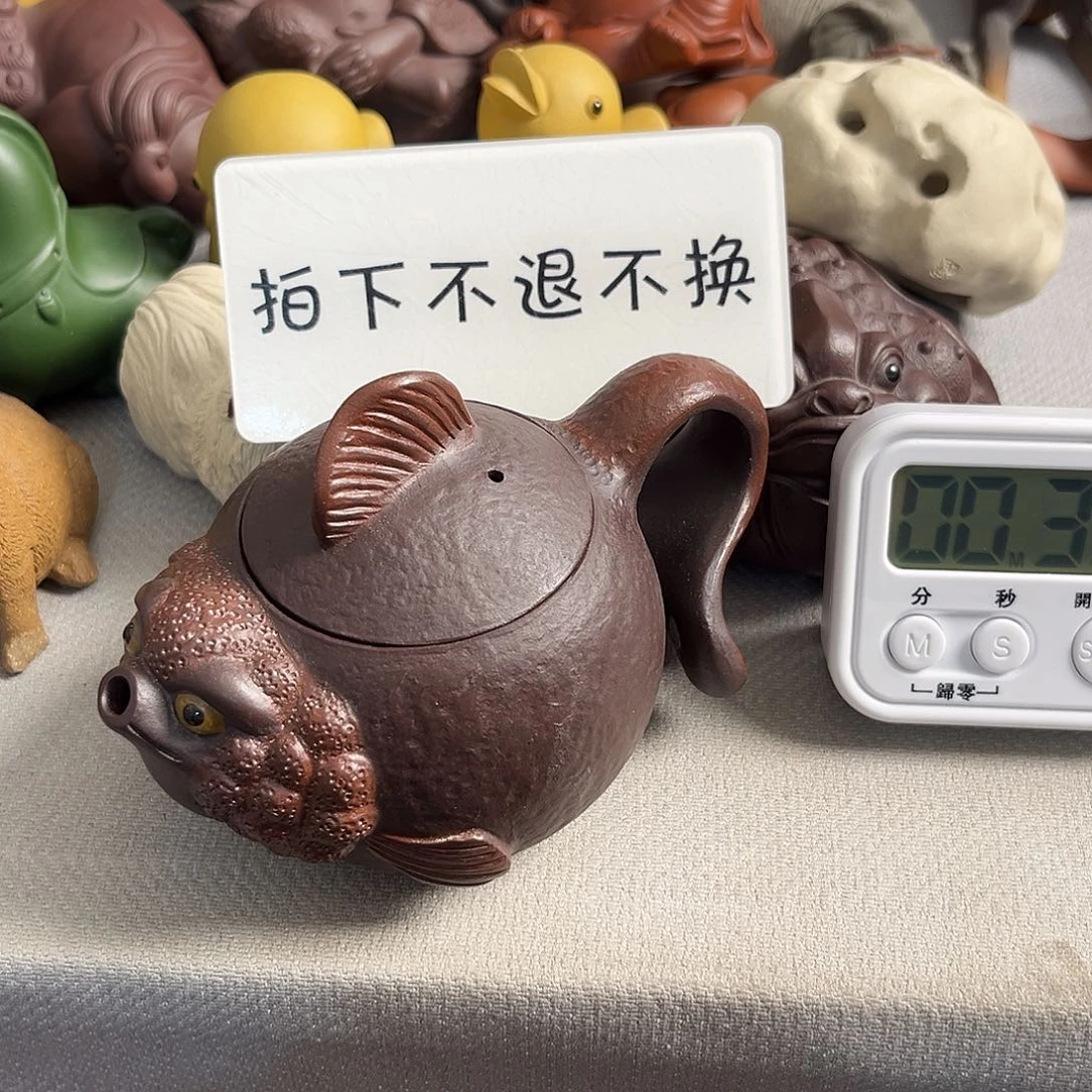 紫砂茶宠C****e紫砂瑕疵