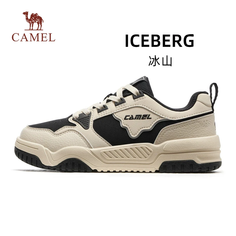 骆驼冰山运动鞋女2025秋冬新款女鞋休闲鞋子防滑耐磨低帮板鞋男女
