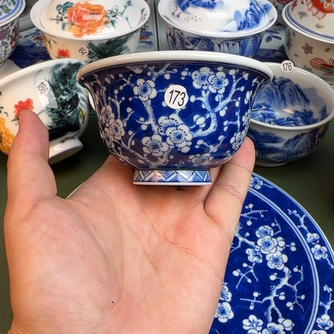 彦祖纯手工手绘茶具173