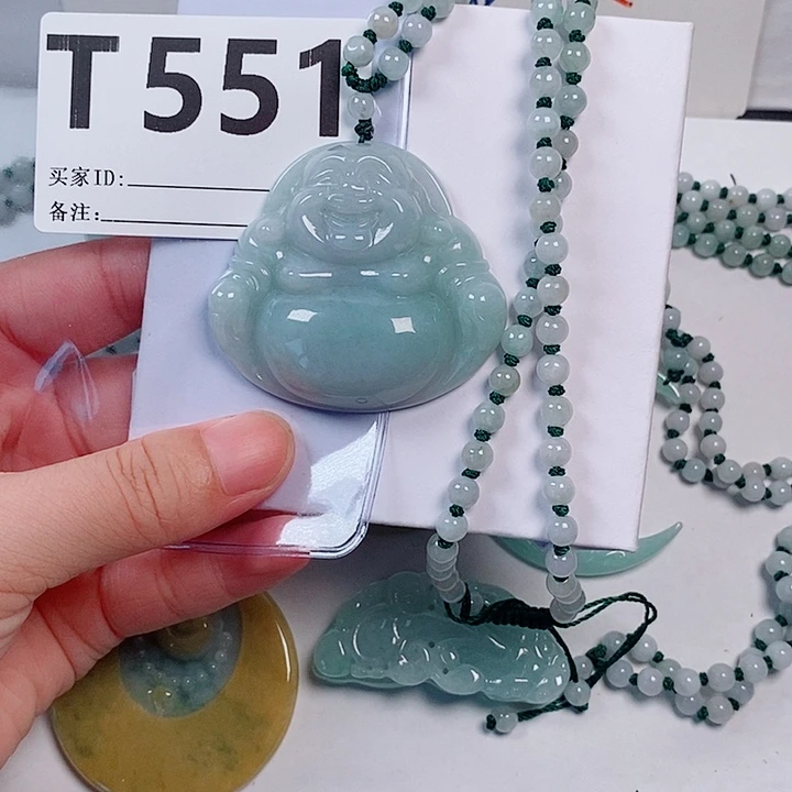颈饰未镶嵌翡翠天然