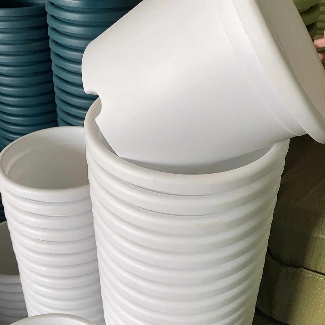 树脂四季3号纯白色6个无拖