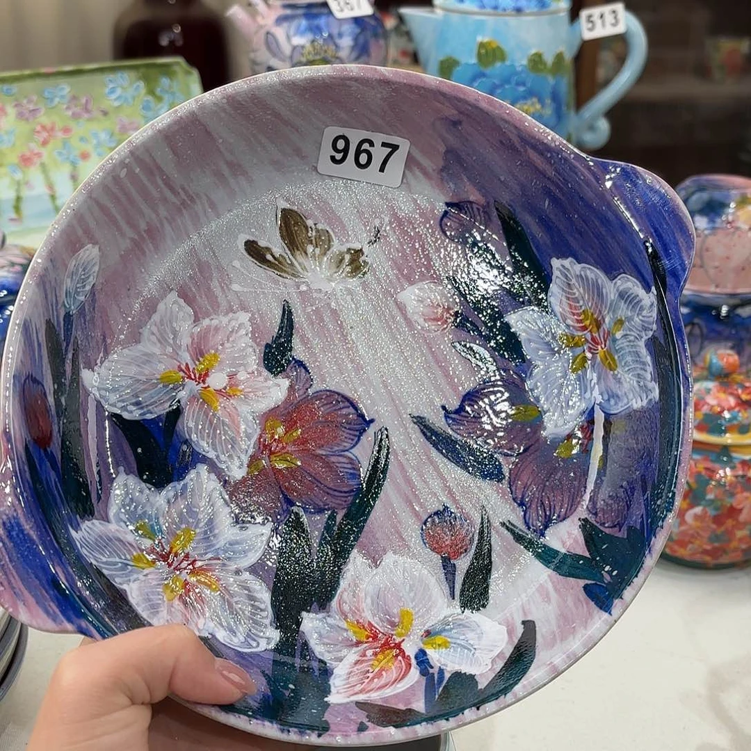 景德镇手绘高温釉下彩陶瓷茶具