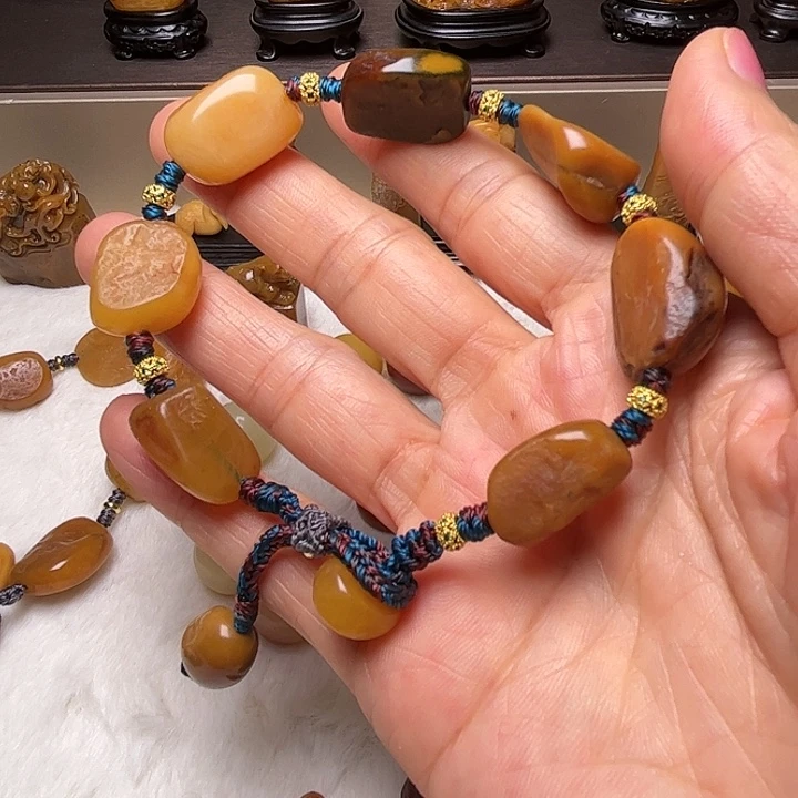 好***磊田黄石田黄石手链