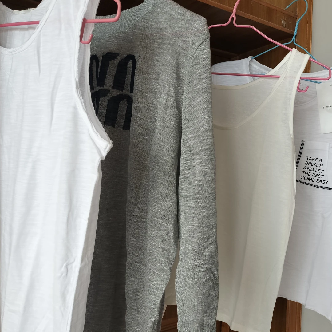 打底衫上衣短款字母长款毛针织衫无袖防晒薄款欧美风