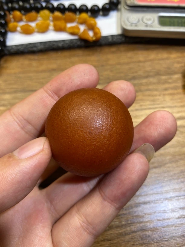 满蜡圆珠尺寸39规格