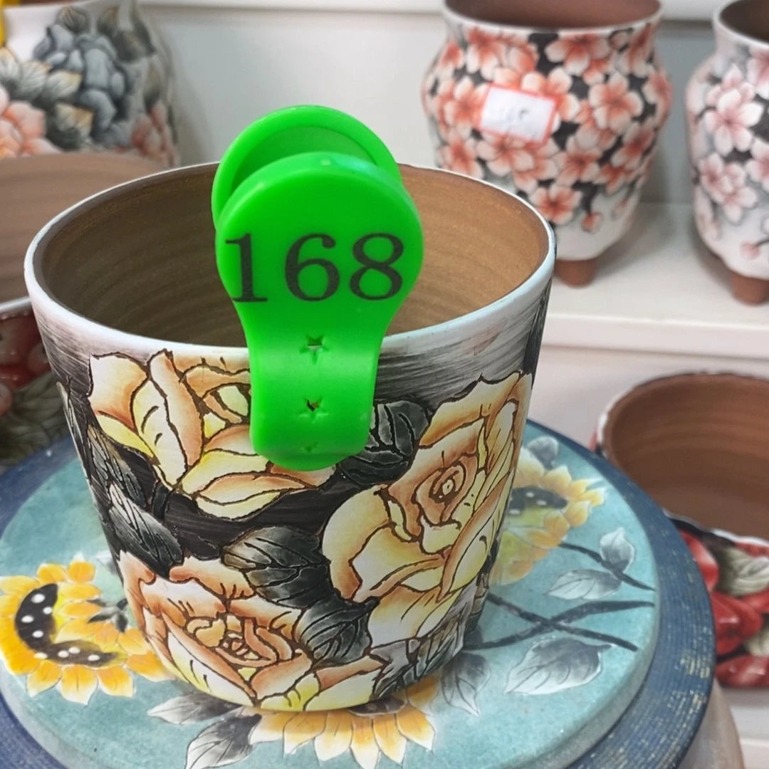 紫砂花盆班**～水晶花盆168