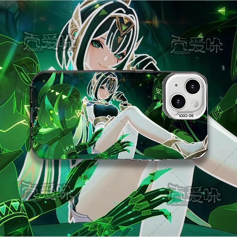 原神奈芙尔适用vivoiQOO荣耀小米15一加OPPO真我苹果17手机防摔壳