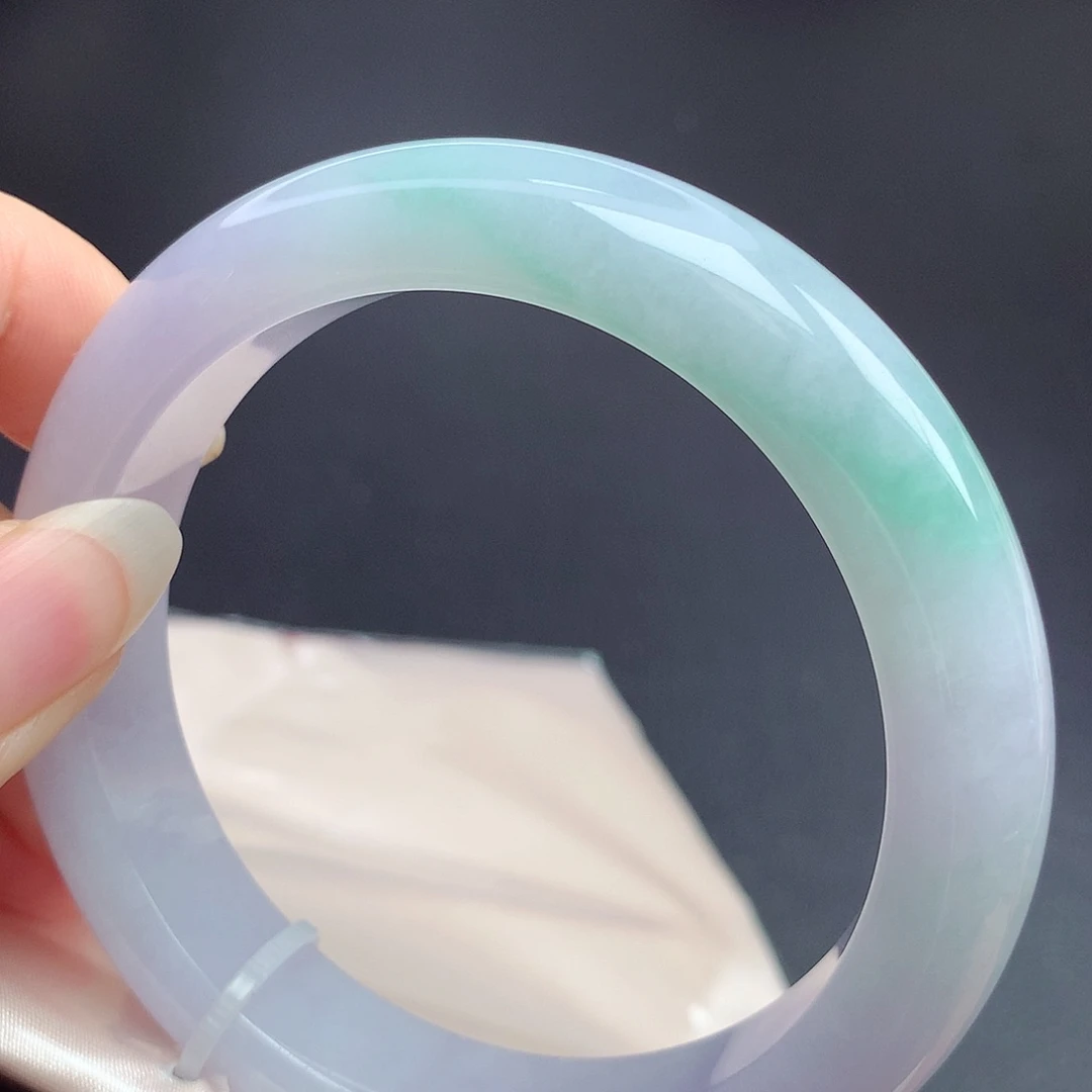 翡翠未镶嵌手镯58.5圈口