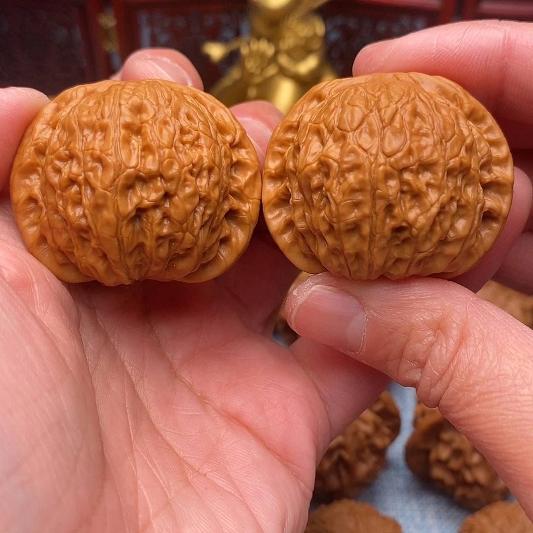 把件文玩核桃毕业全品肉球乾隆磨39尺