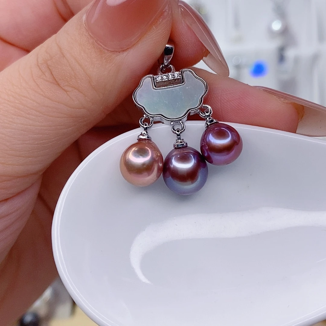 未镶嵌淡水珍珠吊坠(赠链)