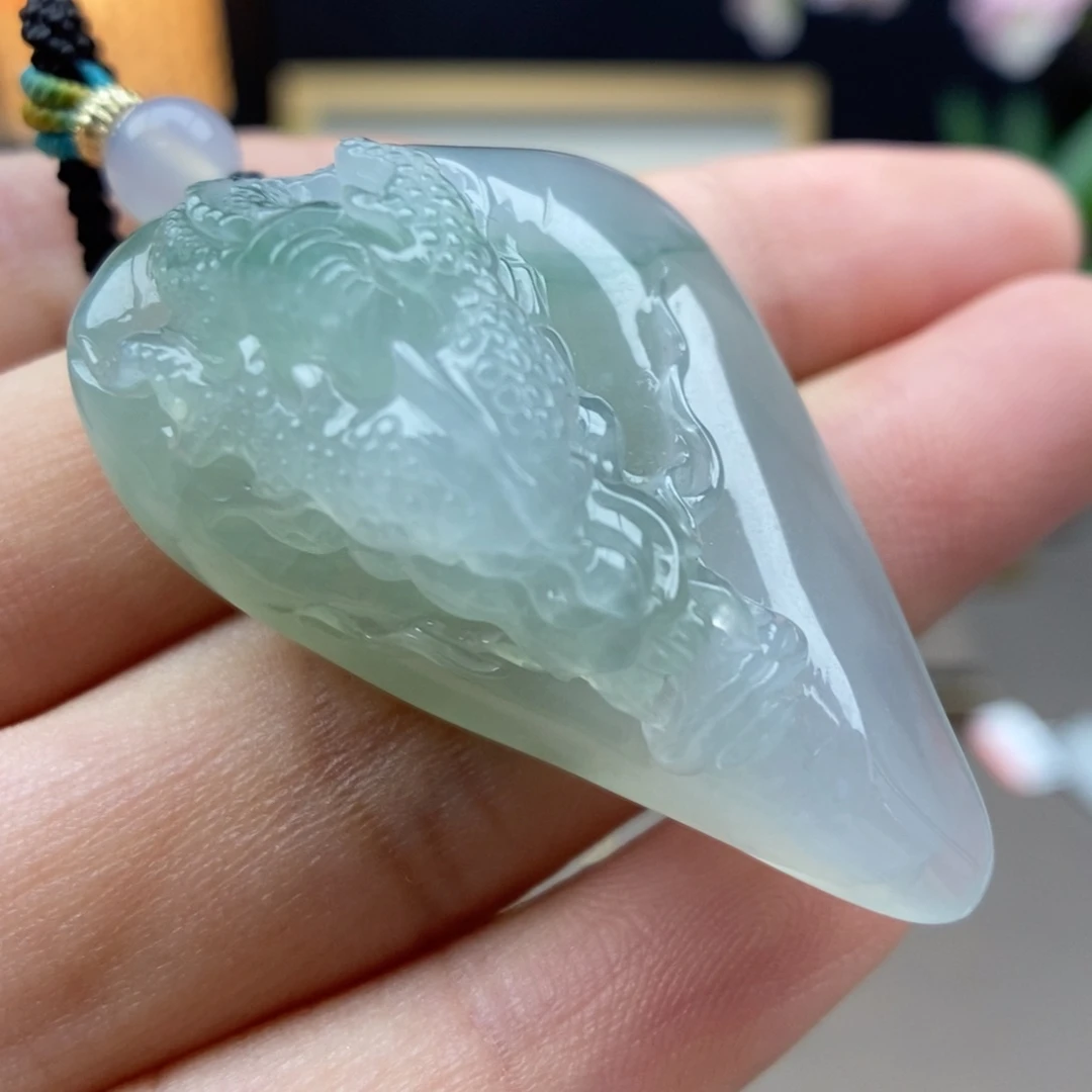 翡翠未镶嵌颈饰吊坠39
