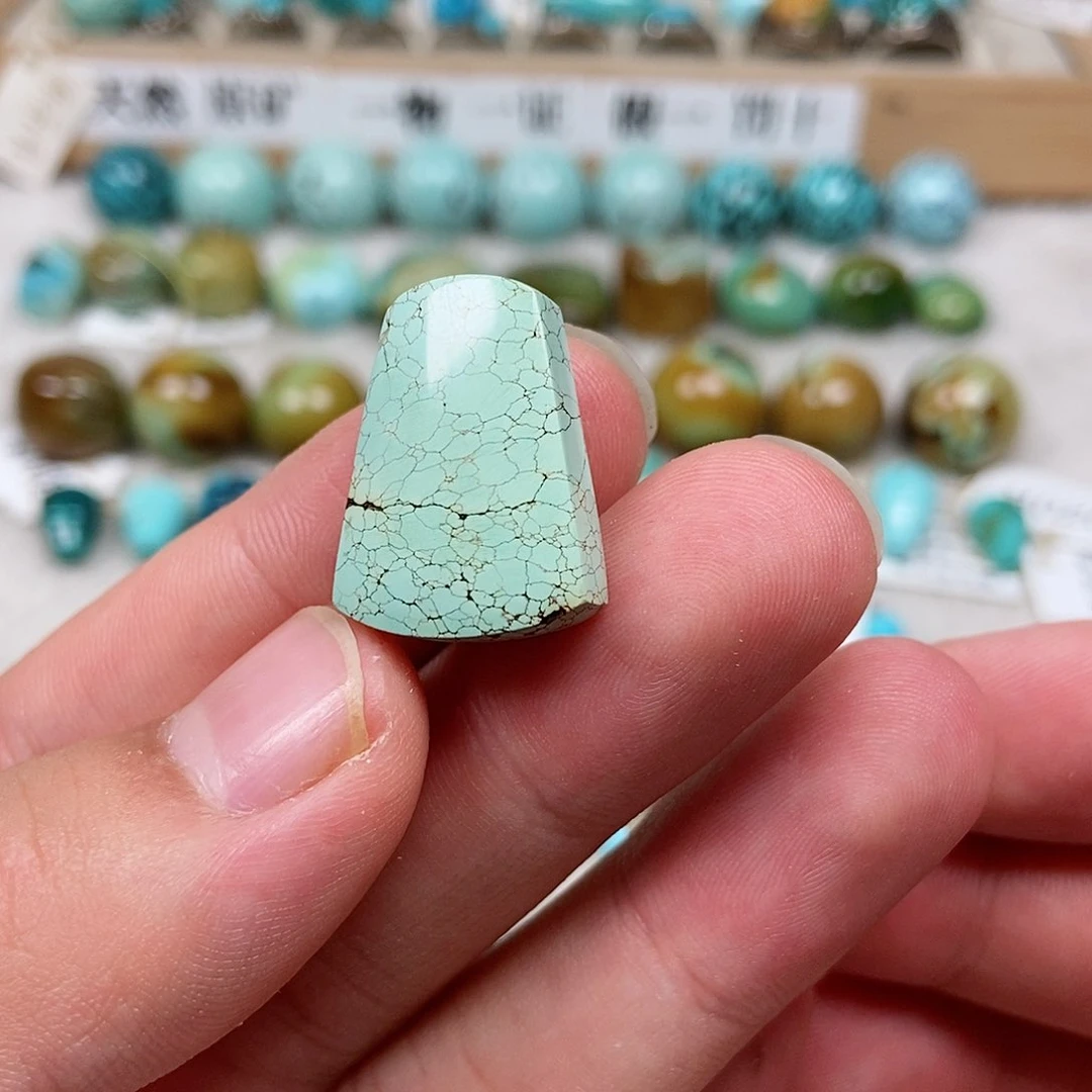 未镶嵌绿松石珠宝半成品