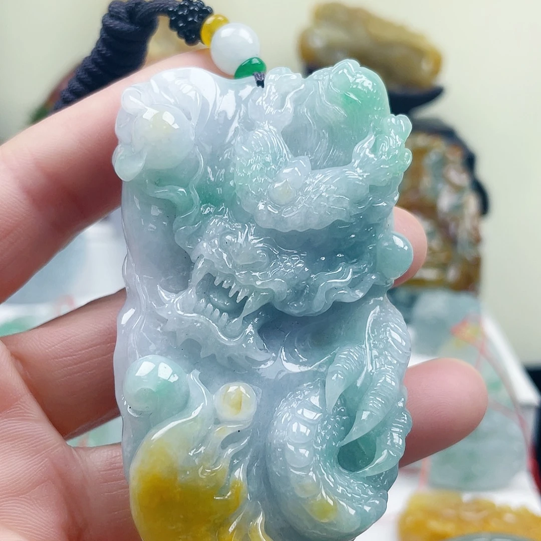 翡翠未镶嵌颈饰2222