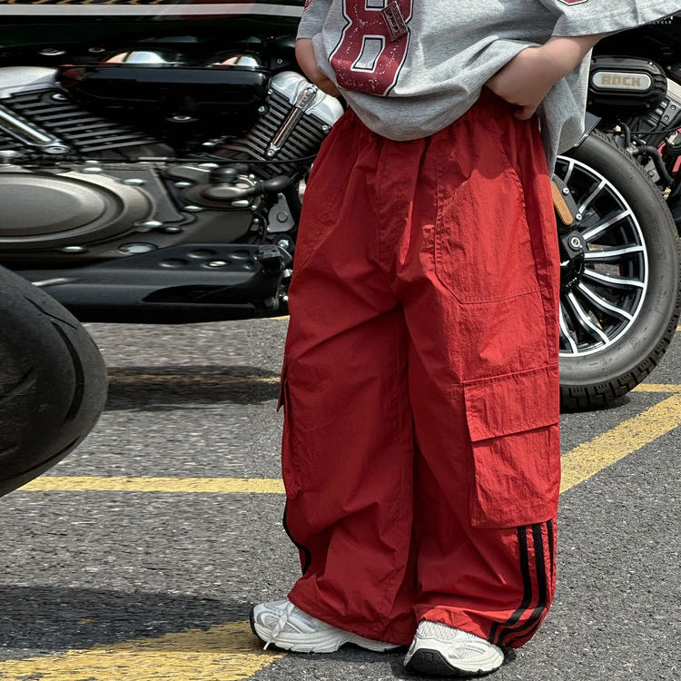 K5294 夏季&25231红色工装长裤