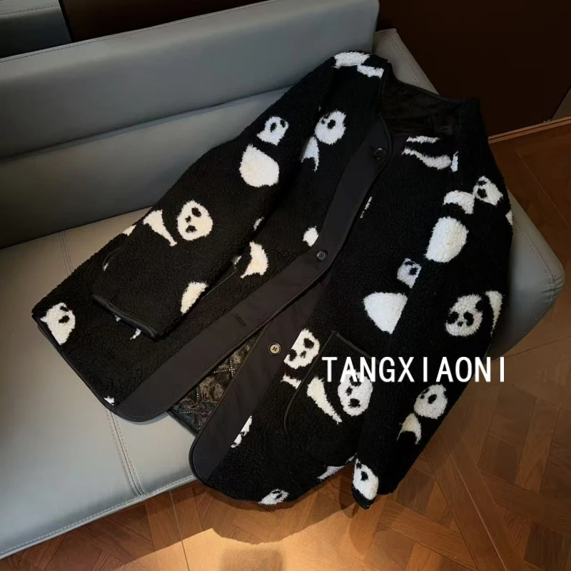 黑熊熊颗粒毛毛外套